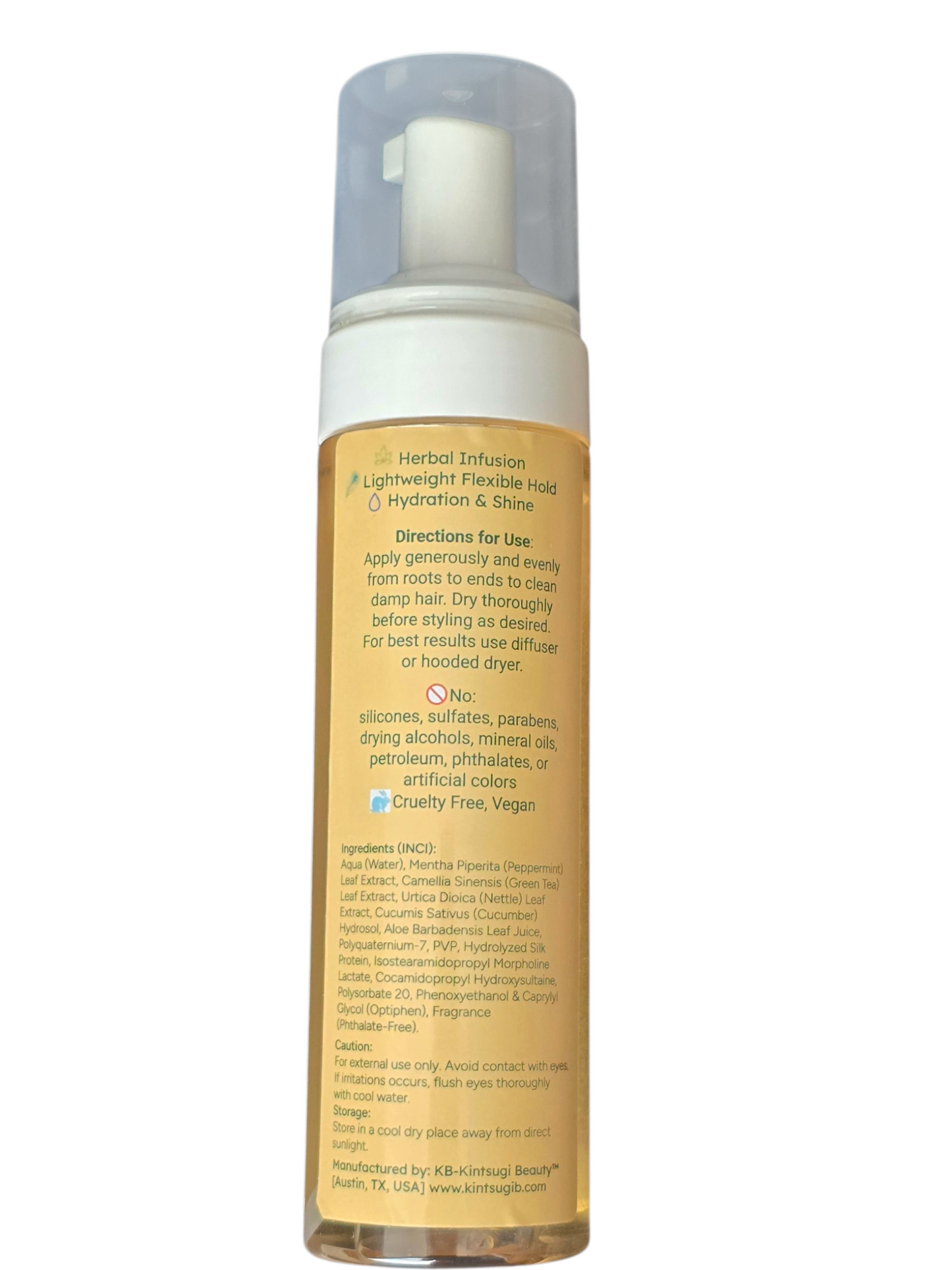 🌿 GlowTress Herbal Vitality Moisture Mousse