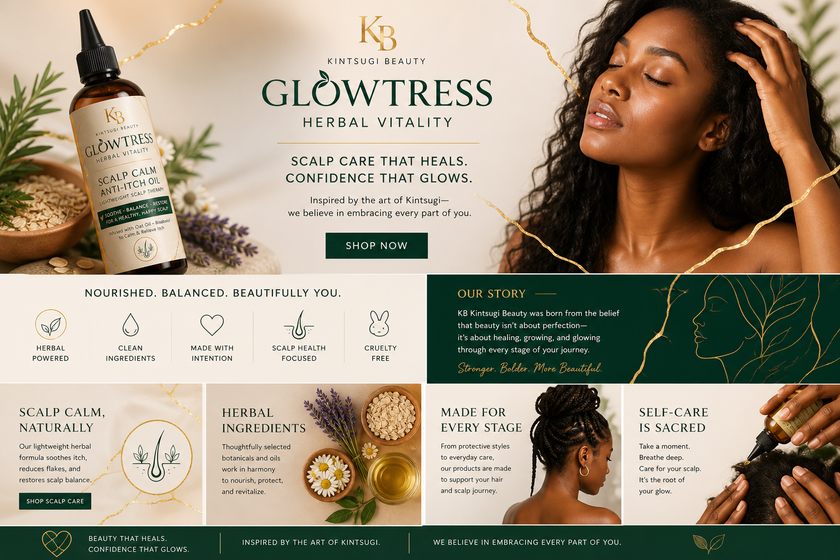🍃Glow Tress Scalp Calming Anti-Itch Oil