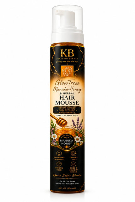 GlowTress Manuka Honey and Herbal Hair Mousse