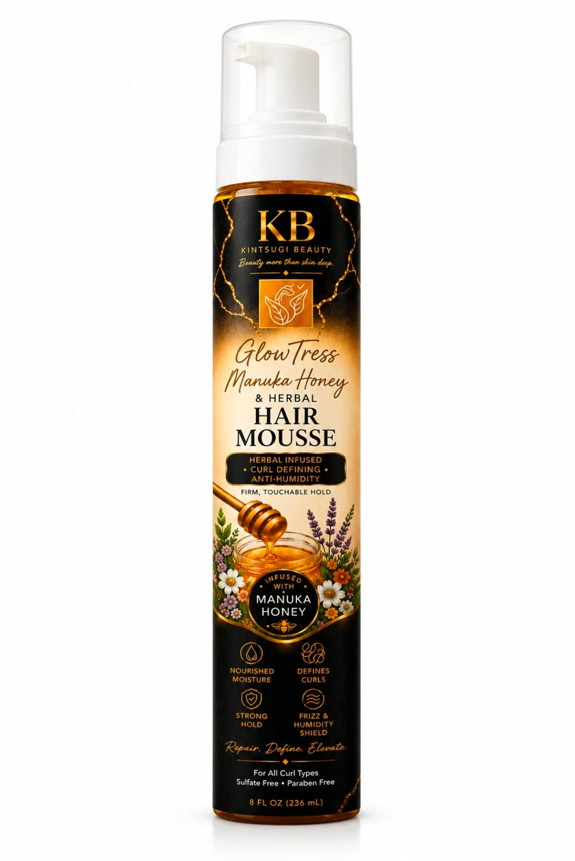 GlowTress Manuka Honey and Herbal Hair Mousse