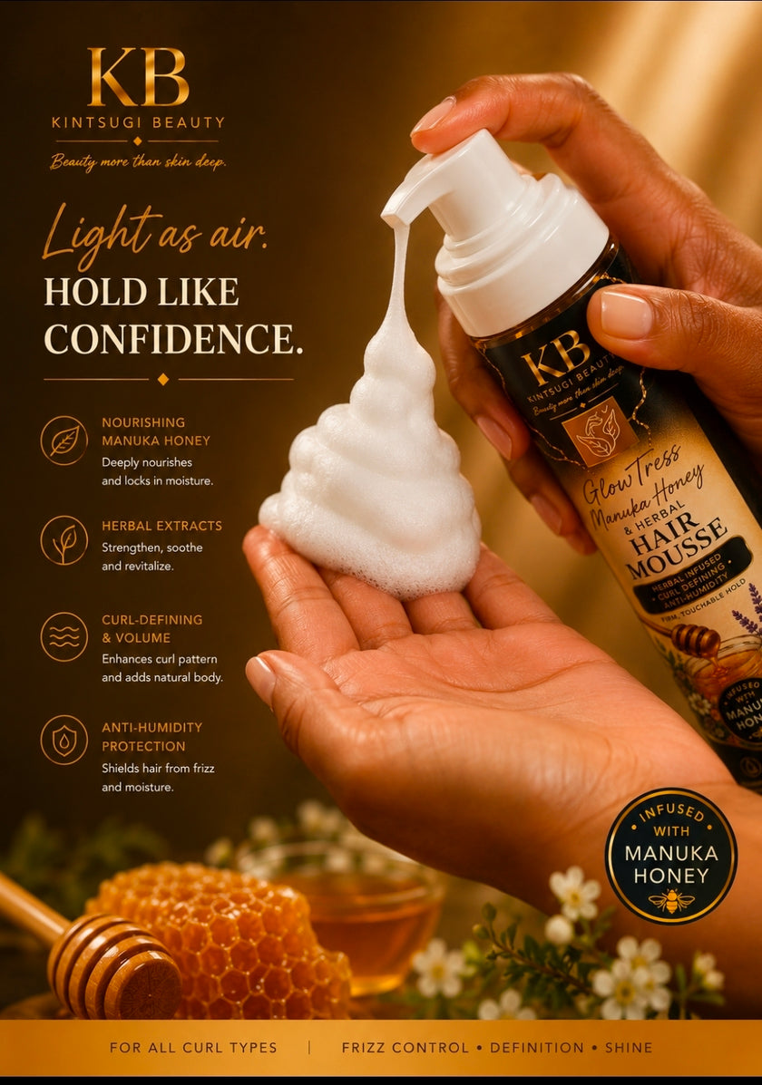 GlowTress Manuka Honey and Herbal Hair Mousse