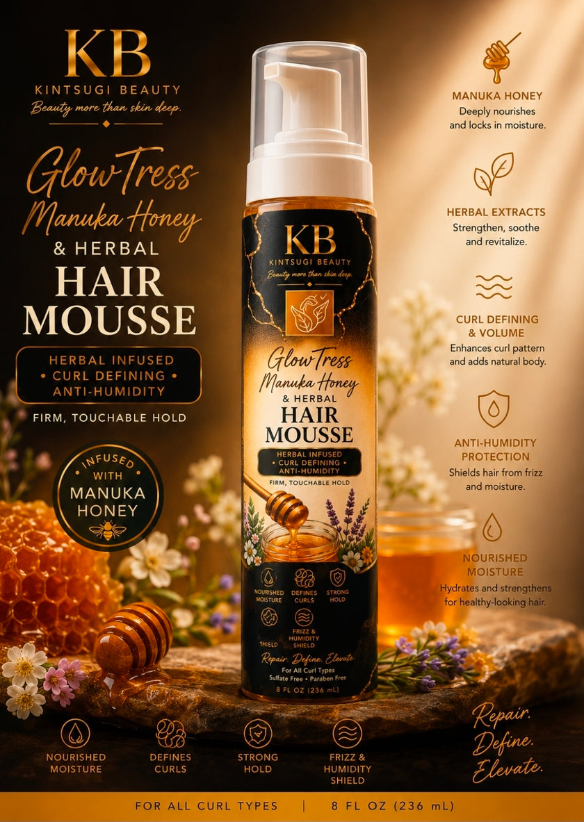 GlowTress Manuka Honey and Herbal Hair Mousse